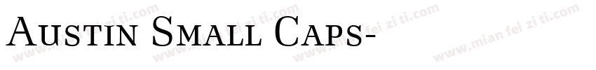Austin Small Caps字体转换